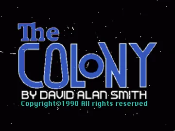 Colony, The_Disk1 screen shot title